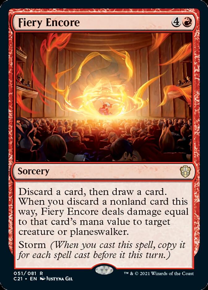 Fiery Encore [Commander 2021] | Game Master's Emporium (The New GME)