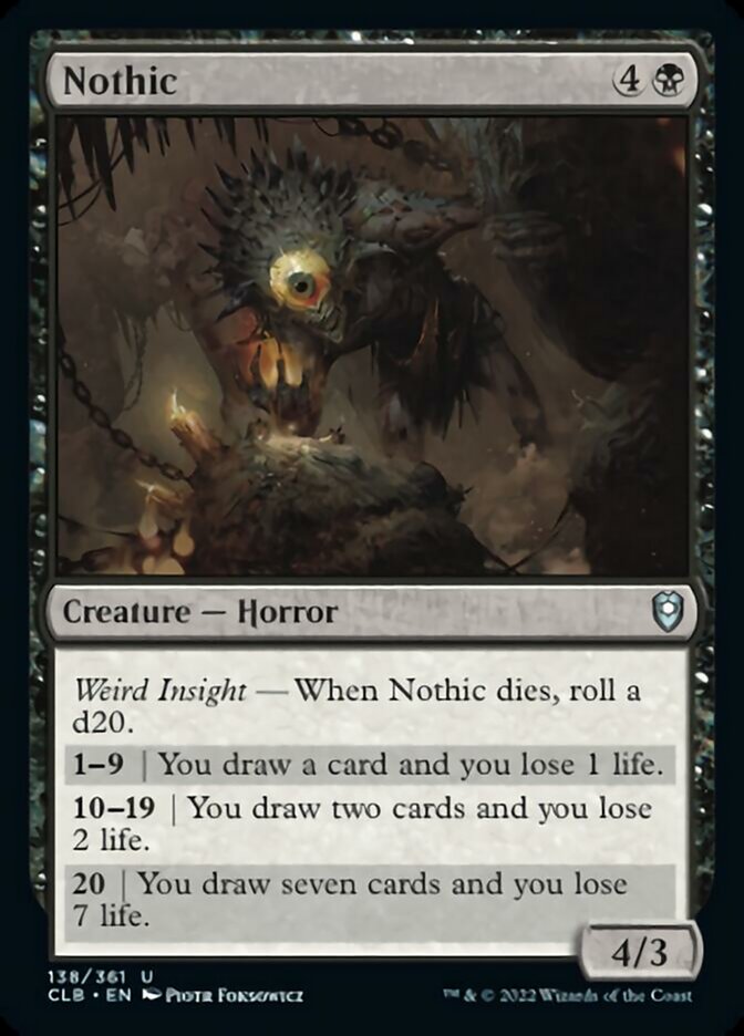 Nothic [Commander Legends: Battle for Baldur's Gate] | Game Master's Emporium (The New GME)