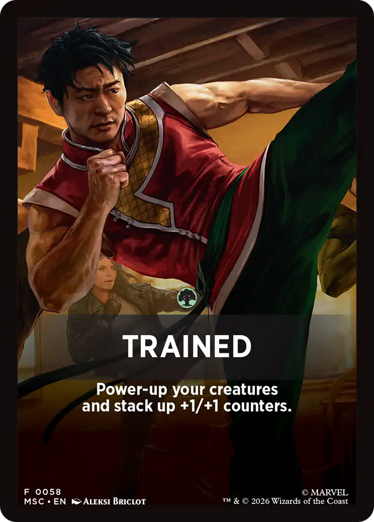 Trained Theme Card [Marvel Super Heroes Commander] | Game Master's Emporium (The New GME)