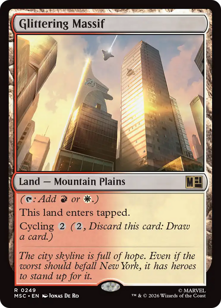 Glittering Massif [Marvel Super Heroes Commander] | Game Master's Emporium (The New GME)