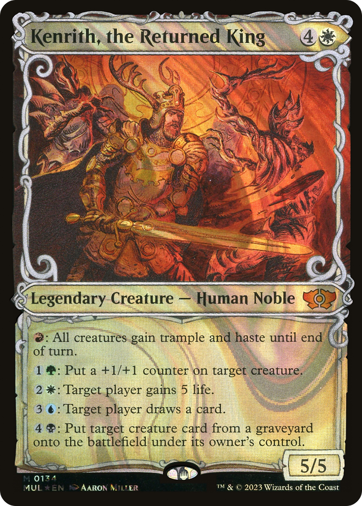 Kenrith, the Returned King (Halo Foil) [Multiverse Legends] | Game Master's Emporium (The New GME)