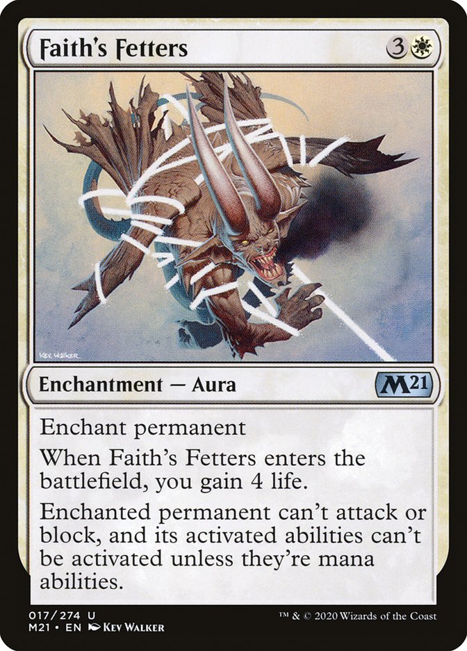 Faith's Fetters [Core Set 2021] | Game Master's Emporium (The New GME)