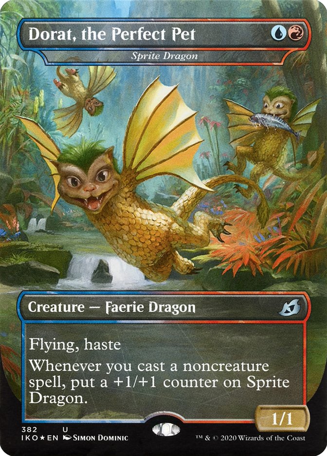 Sprite Dragon - Dorat, the Perfect Pet (Godzilla Series) [Ikoria: Lair of Behemoths] | Game Master's Emporium (The New GME)