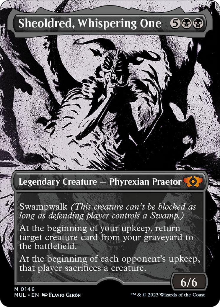 Sheoldred, Whispering One (Halo Foil) [Multiverse Legends] | Game Master's Emporium (The New GME)