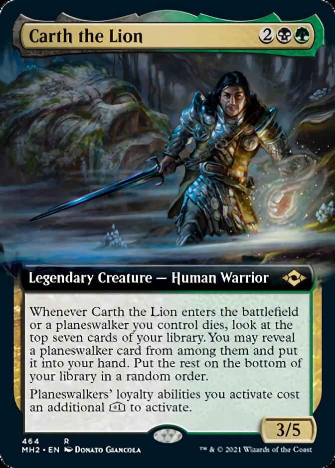 Carth the Lion (Extended Art) [Modern Horizons 2] | Game Master's Emporium (The New GME)