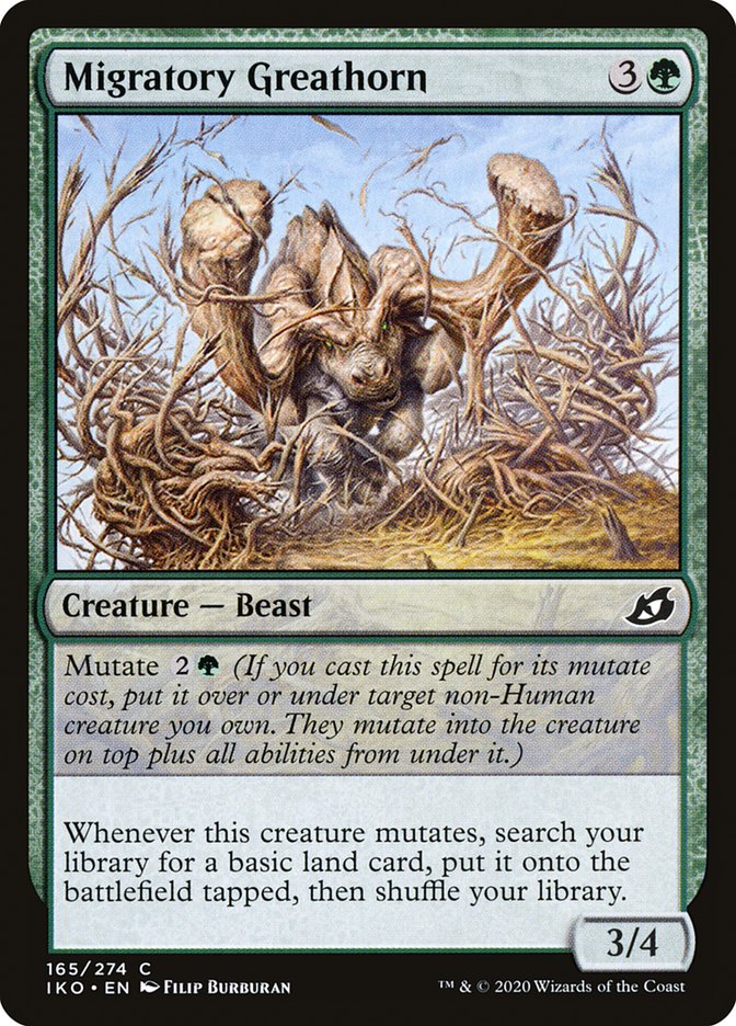 Migratory Greathorn [Ikoria: Lair of Behemoths] | Game Master's Emporium (The New GME)