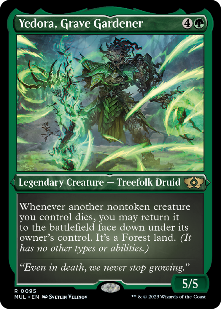 Yedora, Grave Gardener (Foil Etched) [Multiverse Legends] | Game Master's Emporium (The New GME)