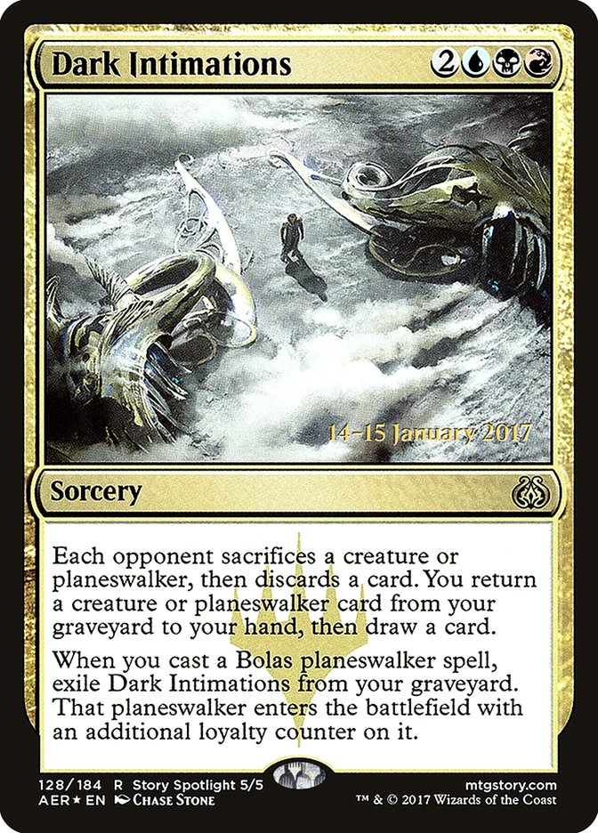 Dark Intimations [Aether Revolt Prerelease Promos] | Game Master's Emporium (The New GME)