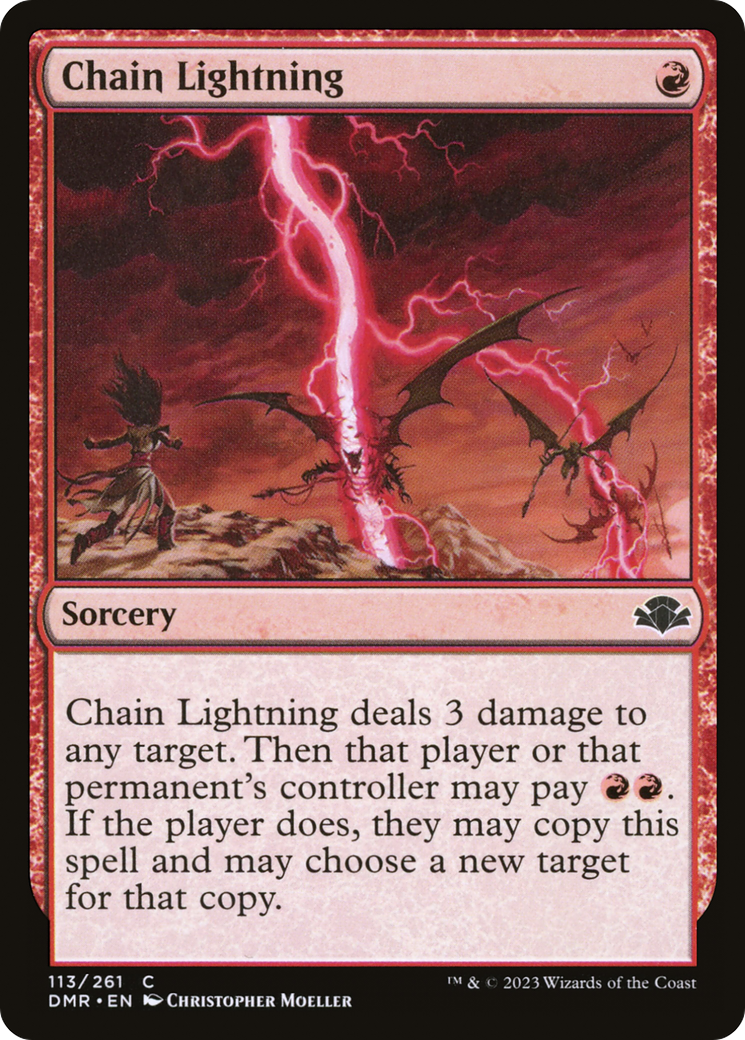Chain Lightning [Dominaria Remastered] | Game Master's Emporium (The New GME)