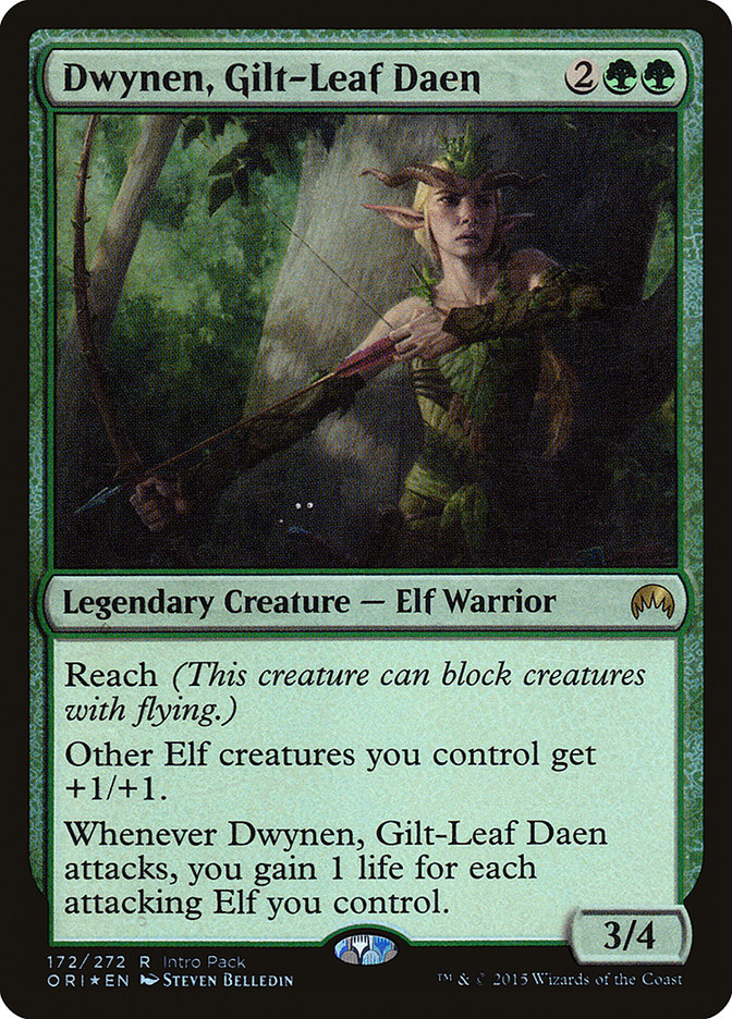 Dwynen, Gilt-Leaf Daen (Intro Pack) [Magic Origins Promos] | Game Master's Emporium (The New GME)