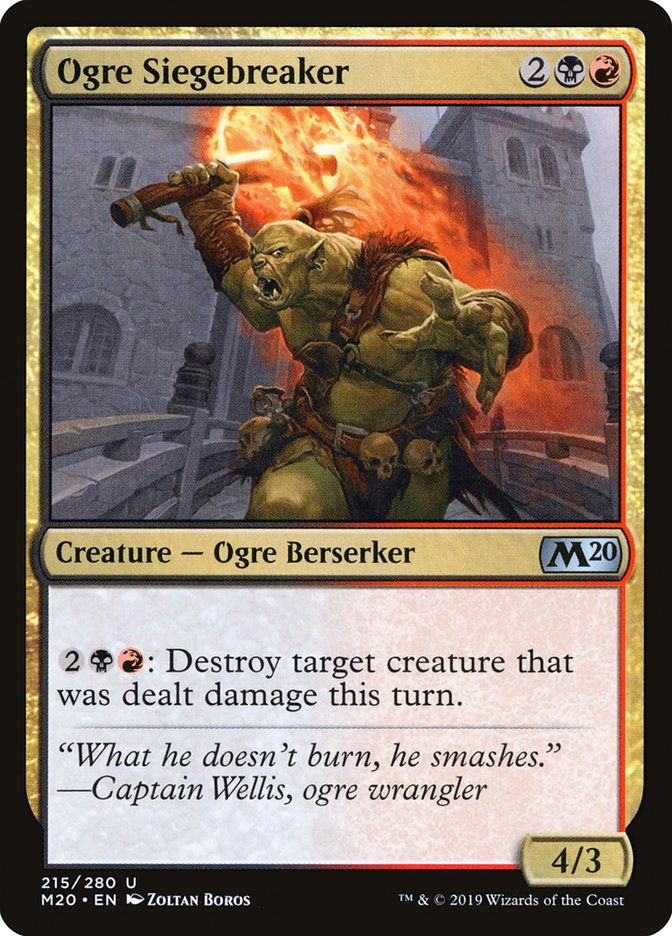 Ogre Siegebreaker [Core Set 2020] | Game Master's Emporium (The New GME)