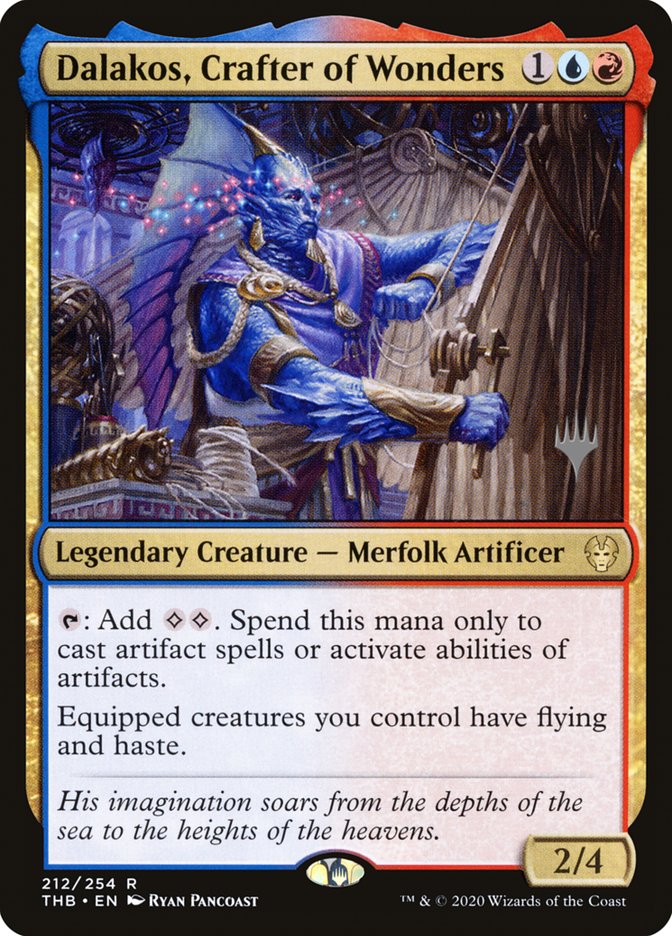 Dalakos, Crafter of Wonders (Promo Pack) [Theros Beyond Death Promos] | Game Master's Emporium (The New GME)