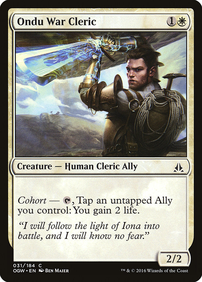 Ondu War Cleric [Oath of the Gatewatch] | Game Master's Emporium (The New GME)
