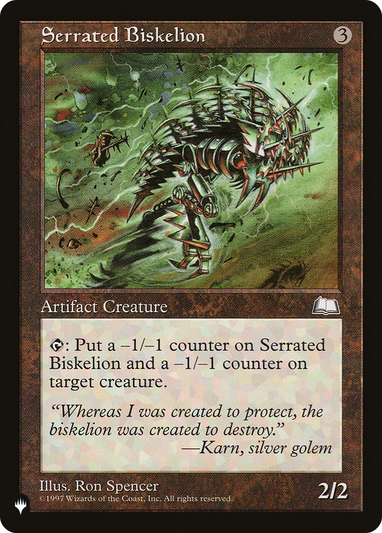 Serrated Biskelion [The List Reprints] | Game Master's Emporium (The New GME)