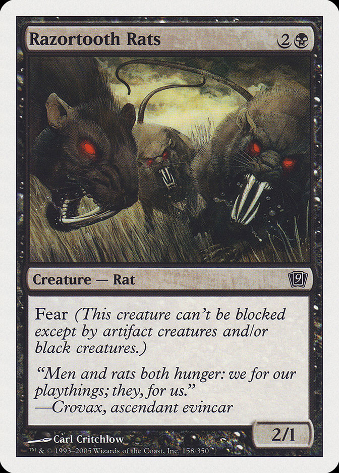 Razortooth Rats [Ninth Edition] | Game Master's Emporium (The New GME)