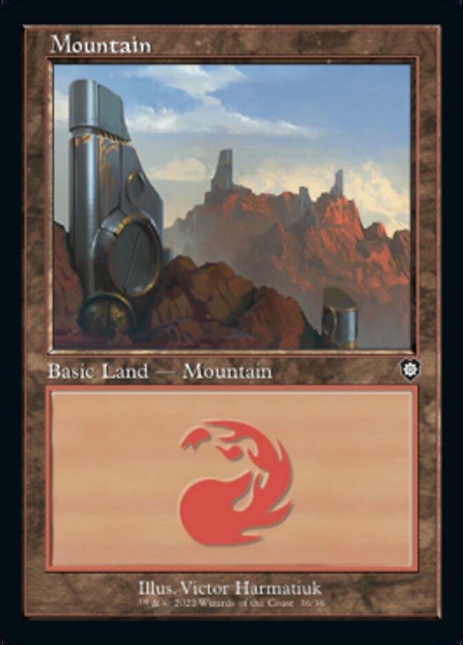 Mountain (036) (Retro) [The Brothers' War Commander] | Game Master's Emporium (The New GME)