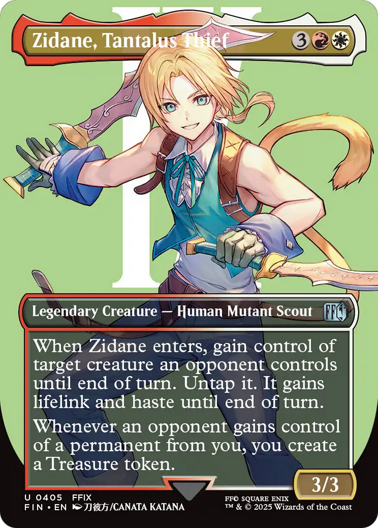Zidane, Tantalus Thief (Borderless) [FINAL FANTASY] | Game Master's Emporium (The New GME)