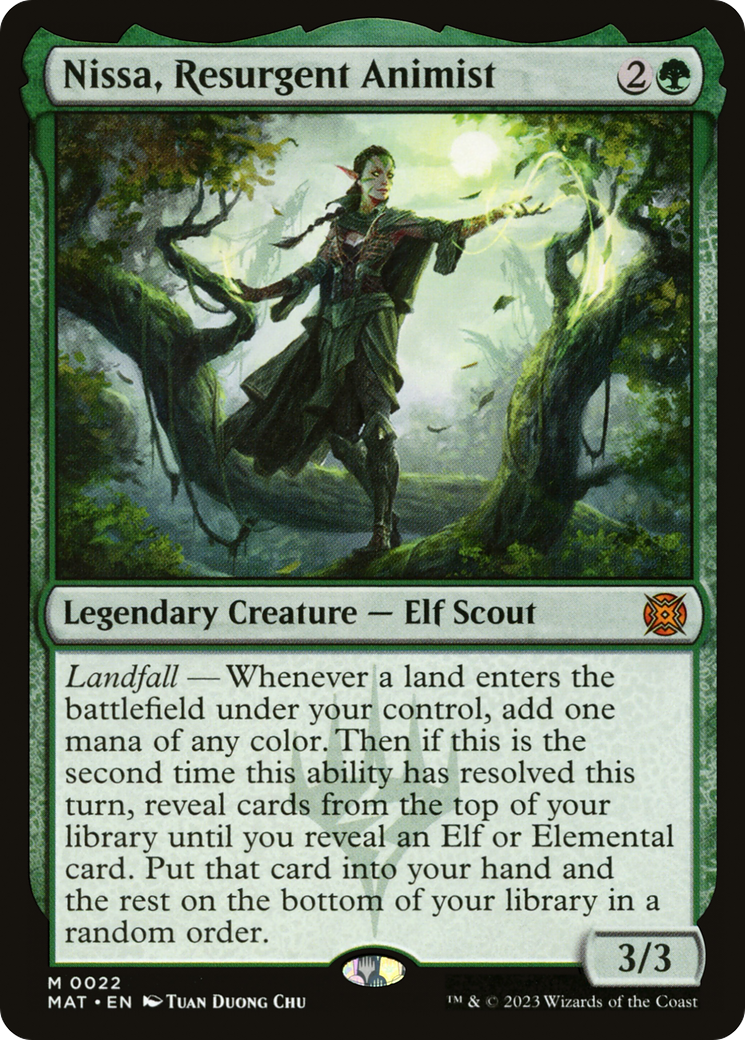 Nissa, Resurgent Animist [March of the Machine: The Aftermath] | Game Master's Emporium (The New GME)