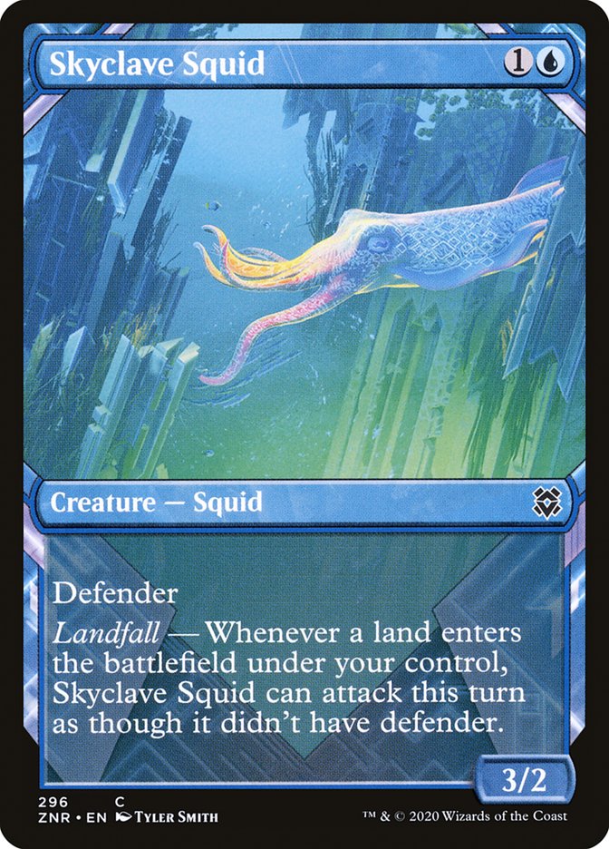 Skyclave Squid (Showcase) [Zendikar Rising] | Game Master's Emporium (The New GME)