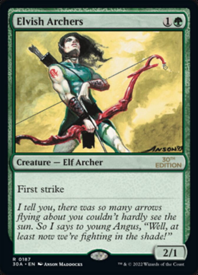 Elvish Archers [30th Anniversary Edition] | Game Master's Emporium (The New GME)