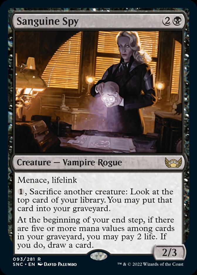 Sanguine Spy [Streets of New Capenna] | Game Master's Emporium (The New GME)