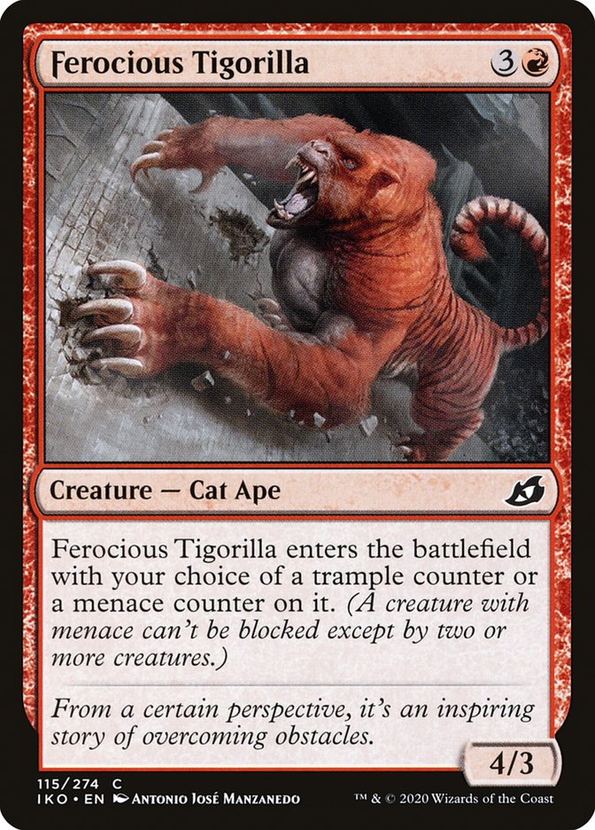 Ferocious Tigorilla [Ikoria: Lair of Behemoths] | Game Master's Emporium (The New GME)