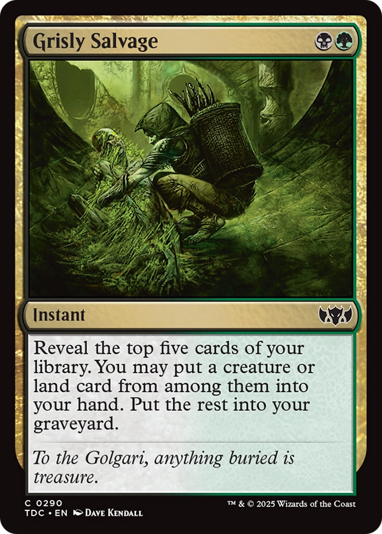 Grisly Salvage [Tarkir: Dragonstorm Commander] | Game Master's Emporium (The New GME)