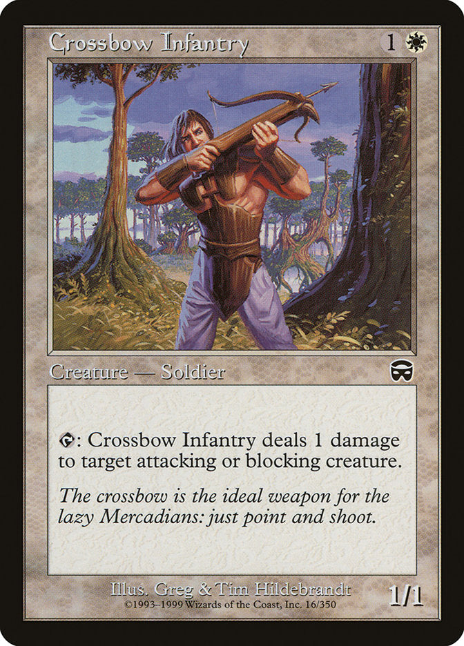 Crossbow Infantry [Mercadian Masques] | Game Master's Emporium (The New GME)