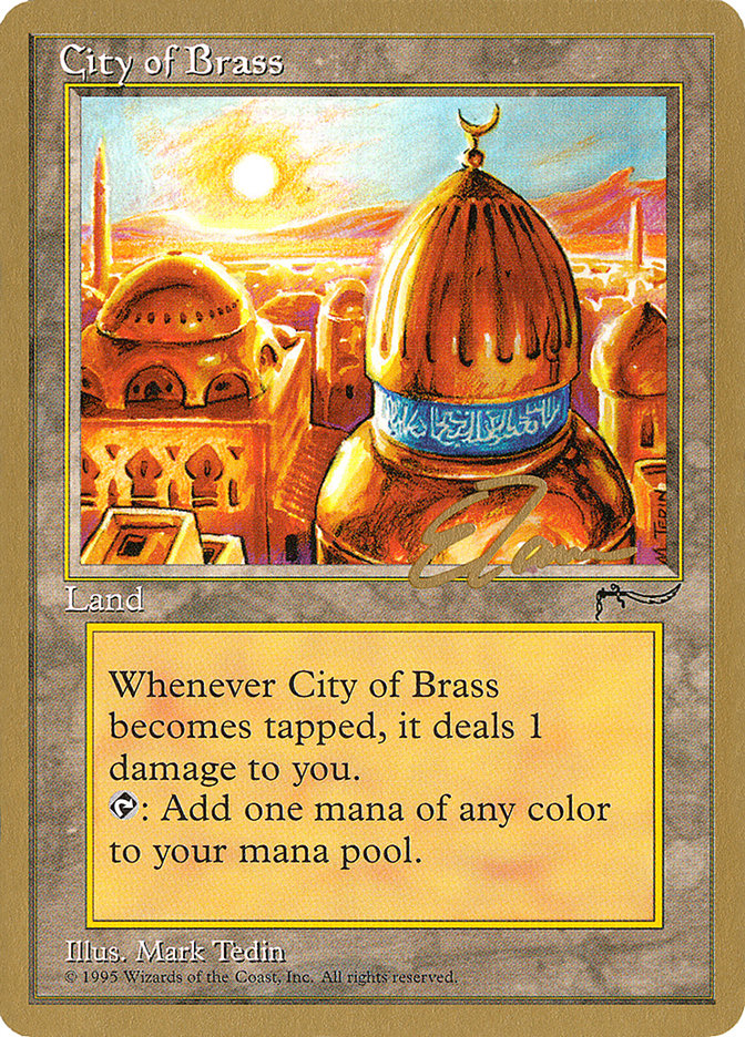 City of Brass (Eric Tam) [Pro Tour Collector Set] | Game Master's Emporium (The New GME)