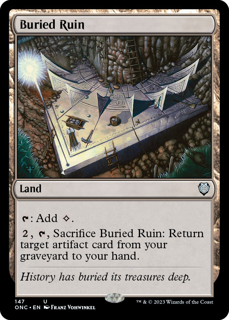 Buried Ruin [Phyrexia: All Will Be One Commander] | Game Master's Emporium (The New GME)