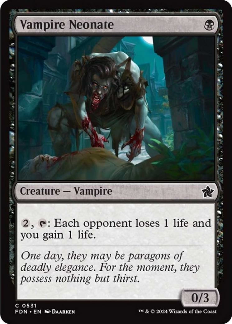 Vampire Neonate [Foundations] | Game Master's Emporium (The New GME)