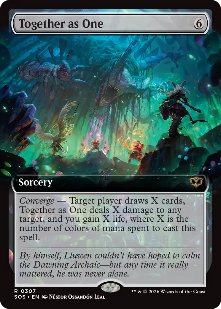 Together as One (Extended Art) [Secrets of Strixhaven] | Game Master's Emporium (The New GME)