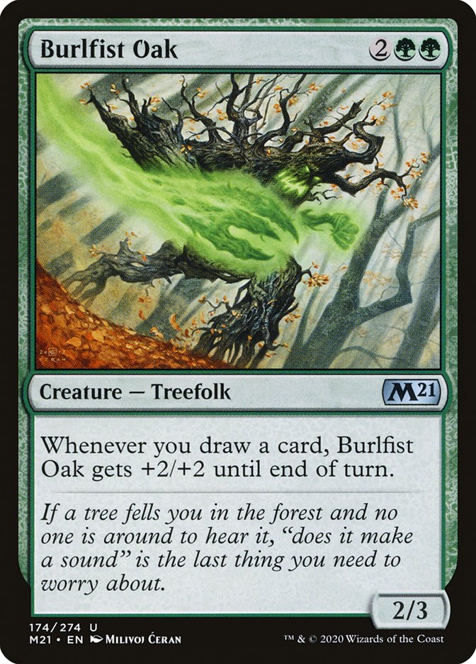 Burlfist Oak [Core Set 2021] | Game Master's Emporium (The New GME)