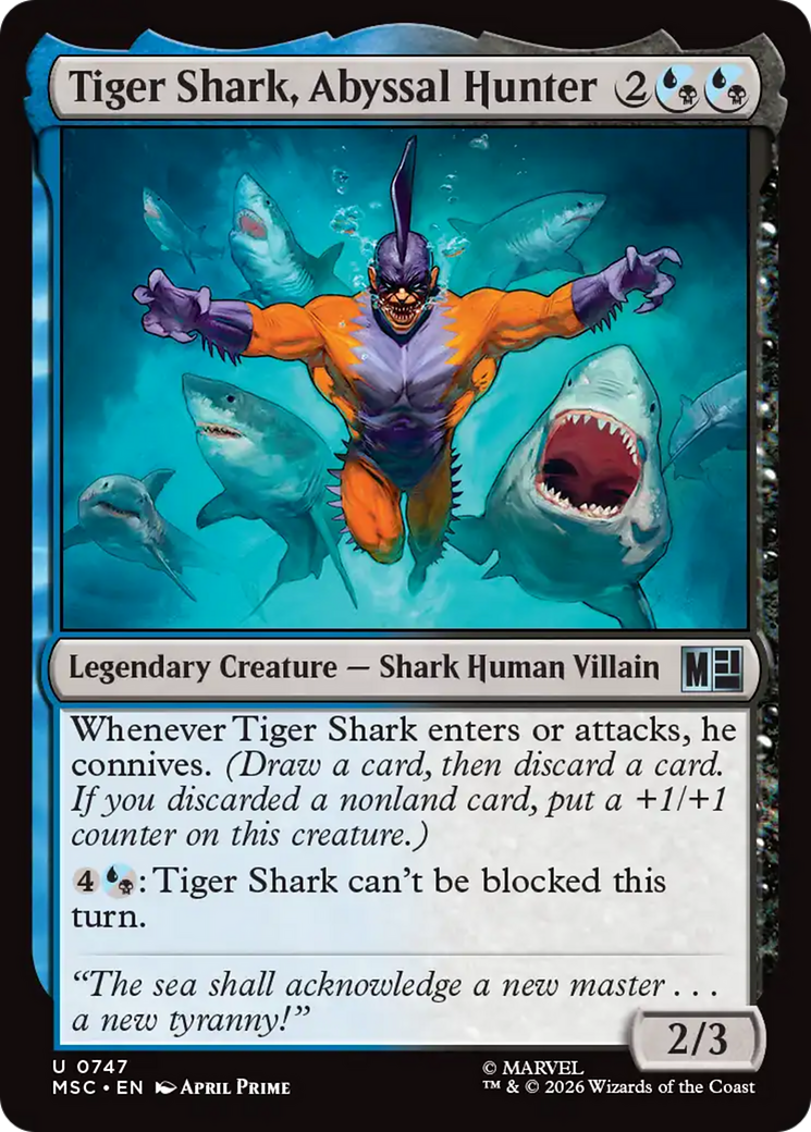 Tiger Shark, Abyssal Hunter [Marvel Super Heroes Commander] | Game Master's Emporium (The New GME)