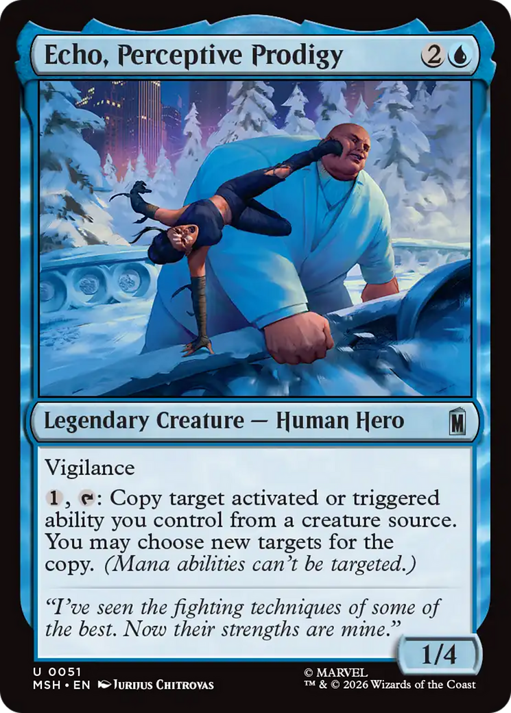 Echo, Perceptive Prodigy [Marvel Super Heroes] | Game Master's Emporium (The New GME)