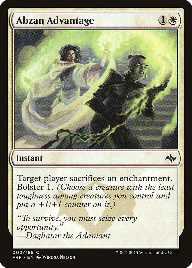 Abzan Advantage [Fate Reforged] | Game Master's Emporium (The New GME)