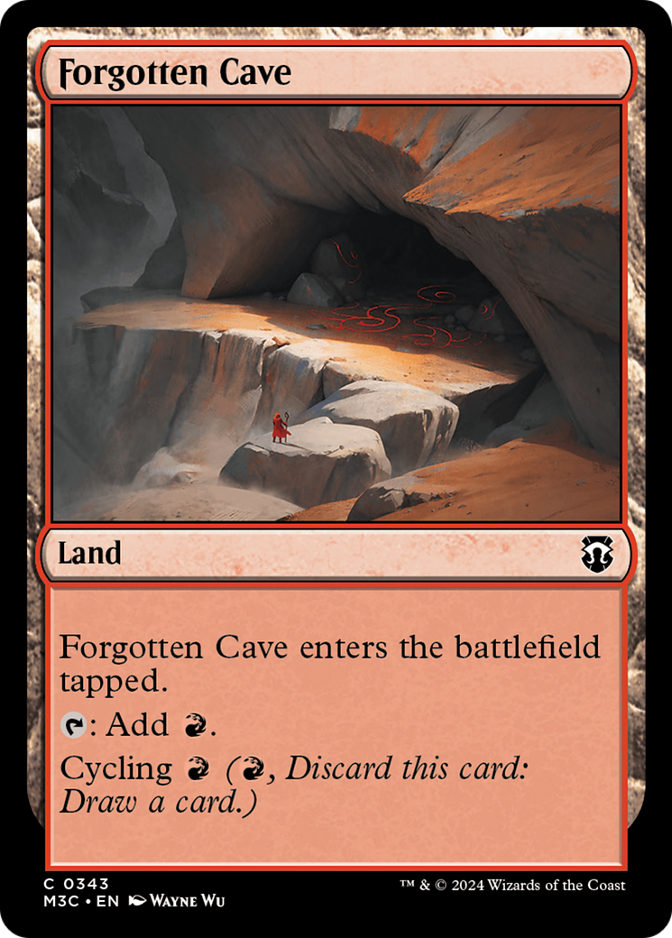 Forgotten Cave (Ripple Foil) [Modern Horizons 3 Commander] | Game Master's Emporium (The New GME)