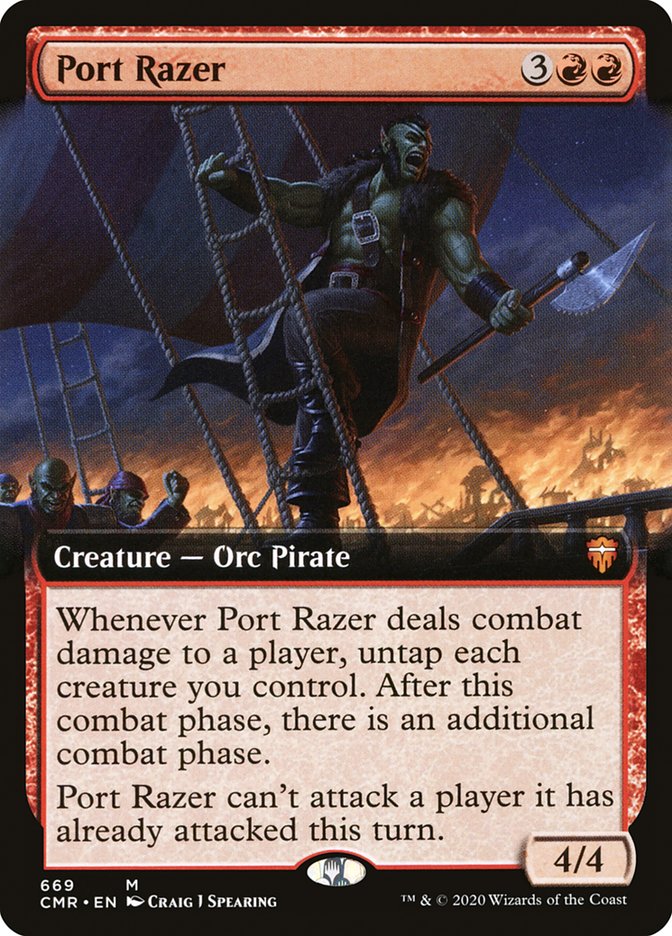 Port Razer (Extended Art) [Commander Legends] | Game Master's Emporium (The New GME)