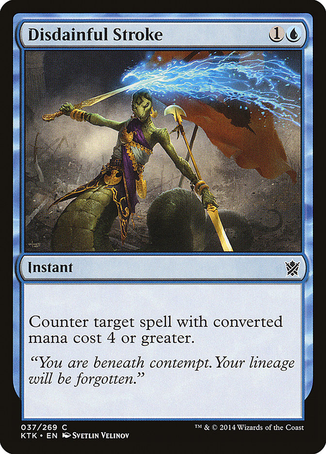 Disdainful Stroke [Khans of Tarkir] | Game Master's Emporium (The New GME)