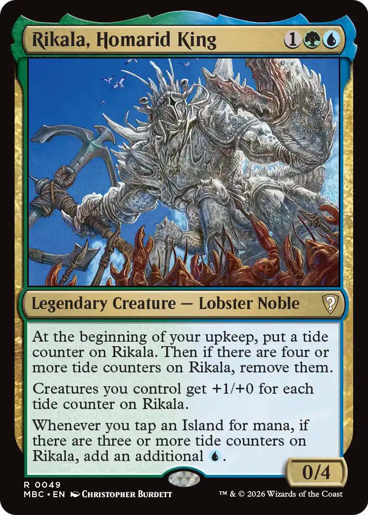 Rikala, Homarid King [Mystery Booster: Commander Edition] | Game Master's Emporium (The New GME)
