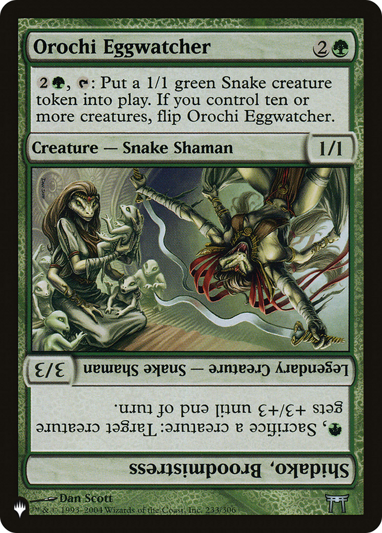 Orochi Eggwatcher // Shidako, Broodmistress [The List] | Game Master's Emporium (The New GME)