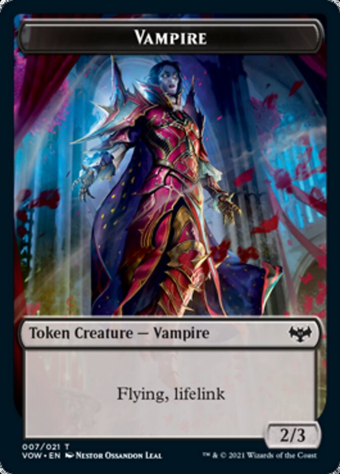 Vampire Token (007) [Innistrad: Crimson Vow Tokens] | Game Master's Emporium (The New GME)