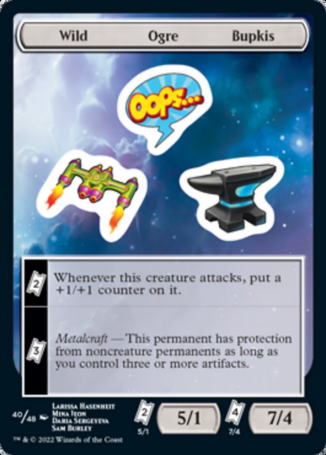 Wild Ogre Bupkis [Unfinity Stickers] | Game Master's Emporium (The New GME)
