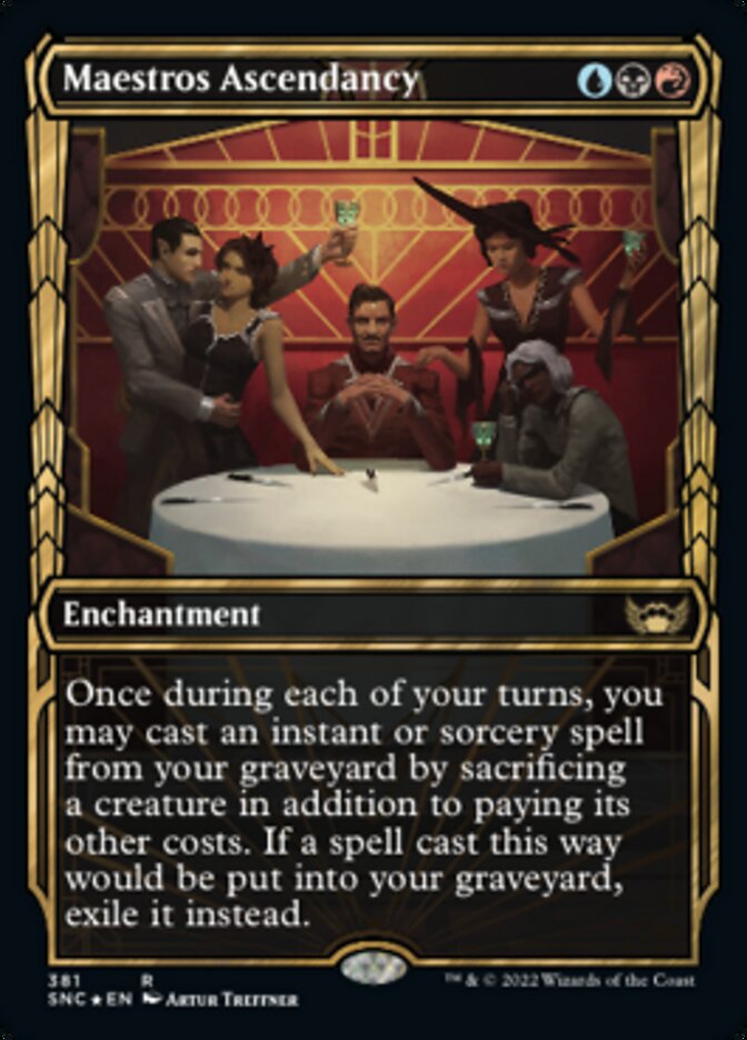 Maestros Ascendancy (Showcase Golden Age Gilded Foil) [Streets of New Capenna] | Game Master's Emporium (The New GME)