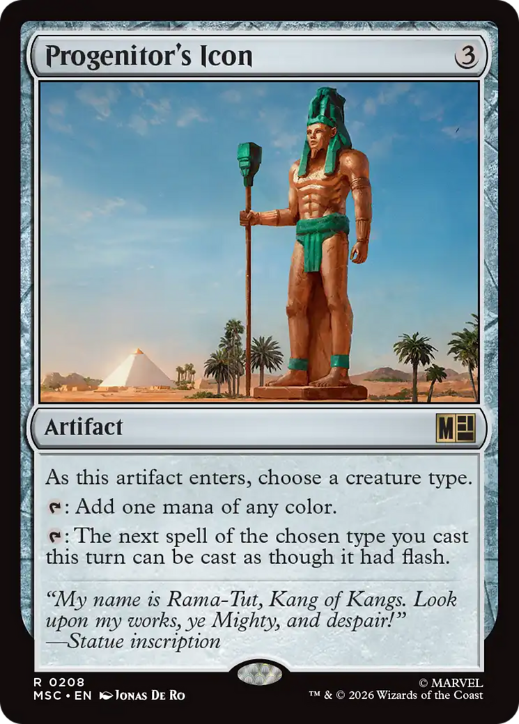 Progenitor's Icon (Surge Foil) [Marvel Super Heroes Commander] | Game Master's Emporium (The New GME)