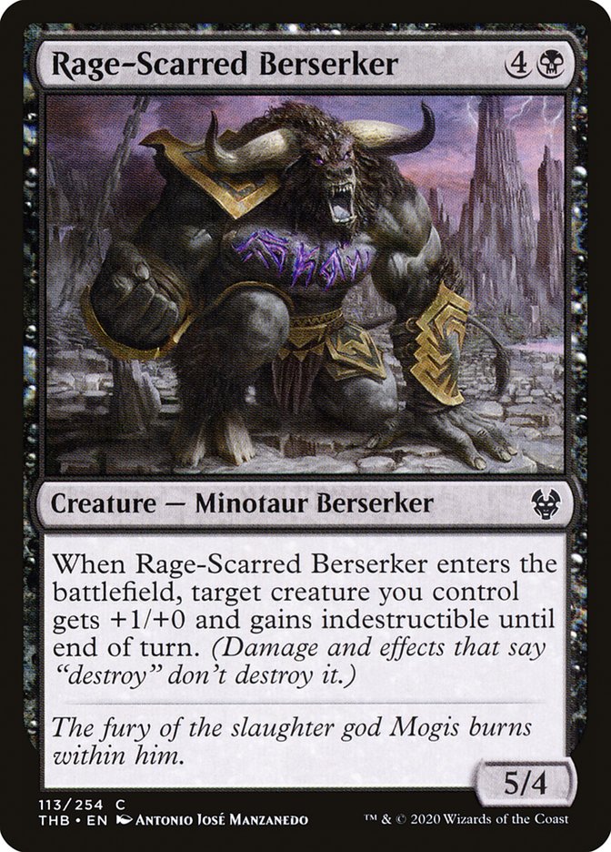 Rage-Scarred Berserker [Theros Beyond Death] | Game Master's Emporium (The New GME)