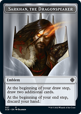 Sarkhan, the Dragonspeaker // Sarkhan, the Dragonspeaker Double-Sided Token [Starter Commander Decks] | Game Master's Emporium (The New GME)