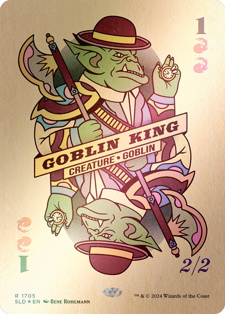 Goblin King (1705) (Rainbow Foil) [Secret Lair Drop Series] | Game Master's Emporium (The New GME)