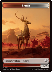 Fractal (0004) // Spirit (0010) Double-Sided Token [Secrets of Strixhaven Tokens] | Game Master's Emporium (The New GME)