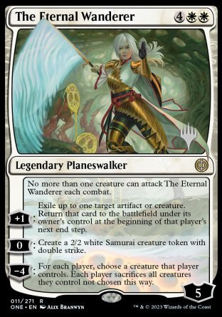 The Eternal Wanderer (Promo Pack) [Phyrexia: All Will Be One Promos] | Game Master's Emporium (The New GME)